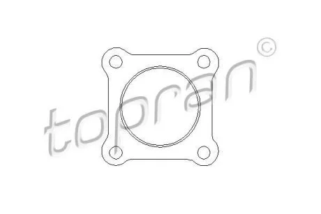 Прокладка, труба выхлопного газа TOPRAN / HANS PRIES 102 412