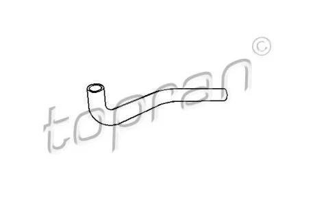 Шланг гумовий сист. охолоджен. TOPRAN / HANS PRIES 102 577