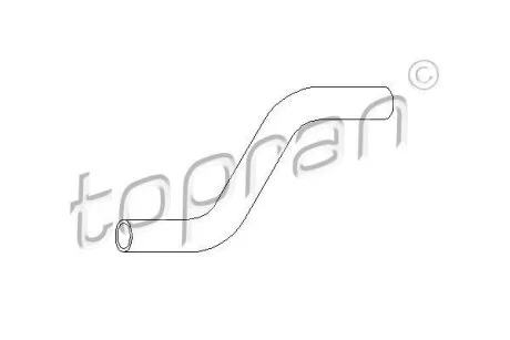 Шланг гумовий сист. охолоджен. TOPRAN / HANS PRIES 102 713