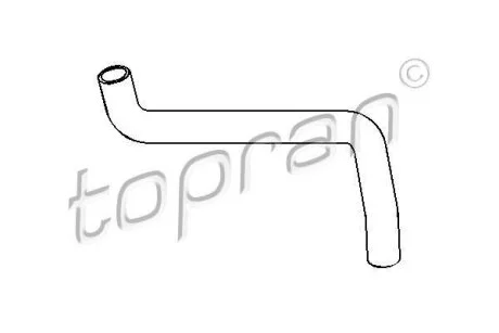 Шланг гумовий сист. охолоджен. TOPRAN / HANS PRIES 102 720
