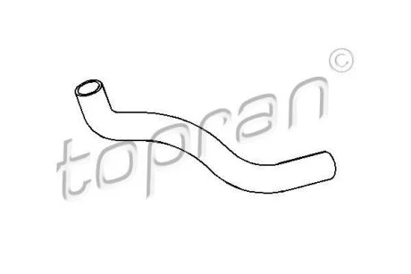 Шланг гумовий сист. охолоджен. TOPRAN / HANS PRIES 102 722