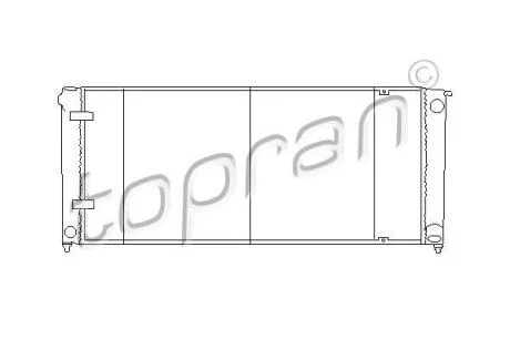Радiатор охолодження TOPRAN / HANS PRIES 102 724