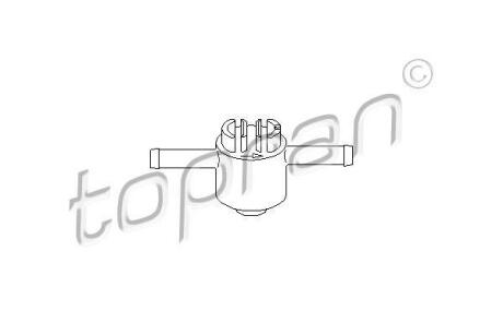 Клапан паливного фільтра VOLVO S80 I, V70 I, V70 II, AUDI 100 C3, 100 C4, 80 B2, 80 B3, 80 B4, A4 B5, A6 C4, A6 C5, FORD GALAXY I, SEAT ALHAMBRA, AROS TOPRAN / HANS PRIES 102 730