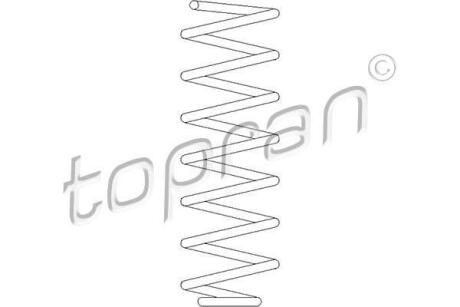 Пружина ходової частини TOPRAN / HANS PRIES 102 825