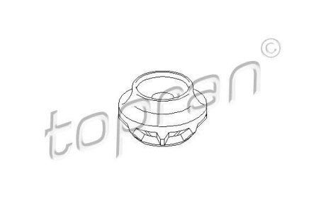 Опора зад.аморт. нижня VW Golf II III, IV, Jetta II, Passat,Polo 1.0-2.9 80-02 TOPRAN / HANS PRIES 102 828