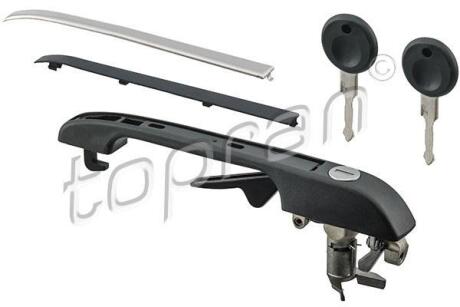 Ручка VW Golf II/Jetta II/Passat B2 зовнішня пер. ліва L (TOPRAN) TOPRAN / HANS PRIES 102 878
