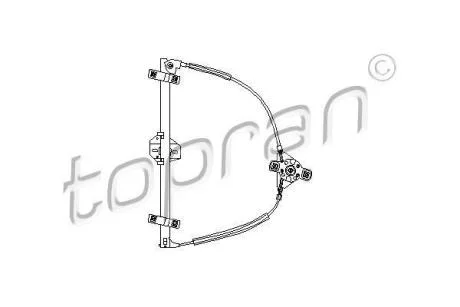 Склопідіймач TOPRAN / HANS PRIES 102 886