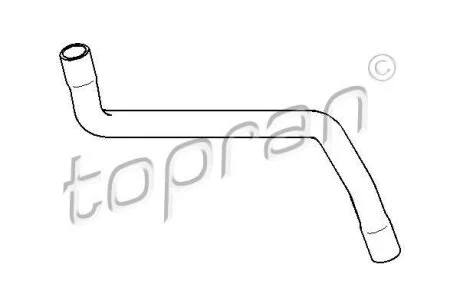 Шланг гумовий сист. охолоджен. TOPRAN / HANS PRIES 102 999