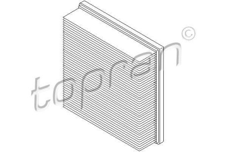 Фільтр повітря TOPRAN / HANS PRIES 103 008