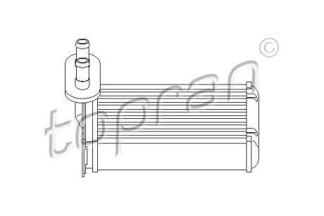 Радiатор пiчки TOPRAN / HANS PRIES 103 147