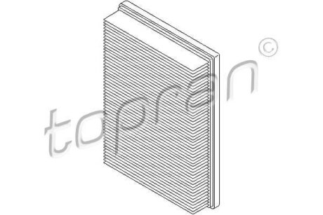 Фільтр повітря TOPRAN / HANS PRIES 103 175