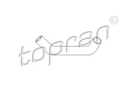 Шланг гумовий сист. охолоджен. TOPRAN / HANS PRIES 103 447