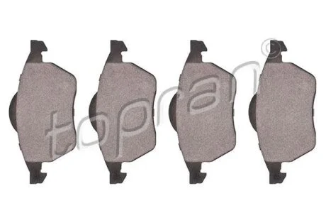 Гальмівні колодки, дискові TOPRAN / HANS PRIES 103 587