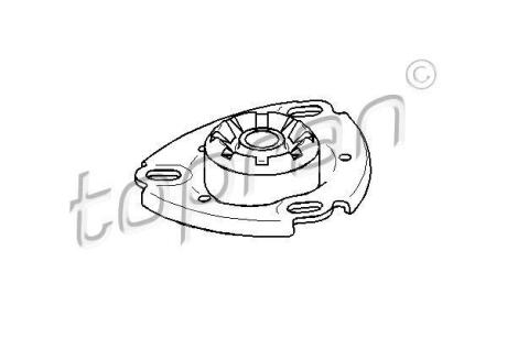 Опора стійки пер. Audi 100 C2/C3 (82-91) (TOPRAN) TOPRAN / HANS PRIES 103 673