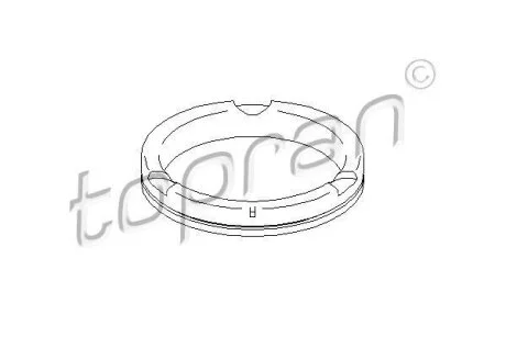 ОПОРНИЙ ПІДШИПНИК АМОРТИЗАТОРА ПЕРЕДН. AUDI 100 91-/A6 94-97 TOPRAN / HANS PRIES 103 744
