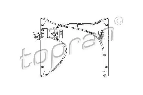 Склопідіймач TOPRAN / HANS PRIES 104 044