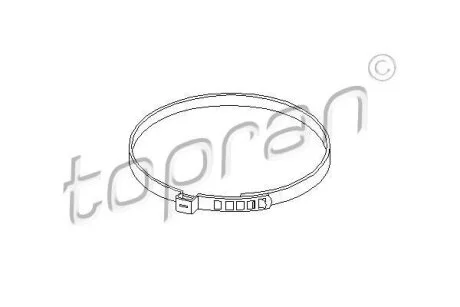 Затискач захисного чохла TOPRAN / HANS PRIES 104 125