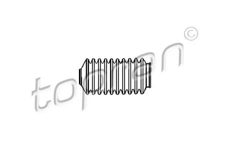 Чохол захисний Лів/Прав (довжина110мм 21мм/34мм) VW POLO, POLO II 0.9-1.4D 03.75-09.94 TOPRAN / HANS PRIES 104 222