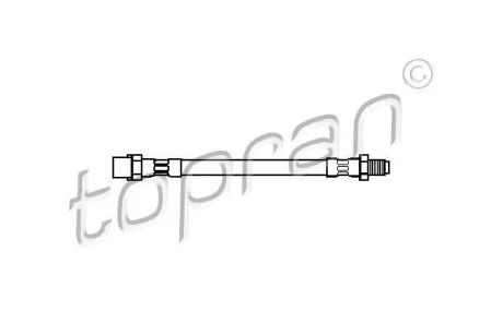Гальмівний шланг TOPRAN / HANS PRIES 104 351