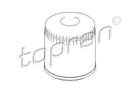 Фільтр масляний TOPRAN / HANS PRIES 105 758