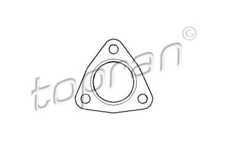 Про-ка штанов VW LT 2.5TDi (99>) TOPRAN / HANS PRIES 107 209
