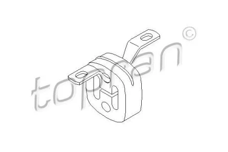 Елемент випускної системи TOPRAN / HANS PRIES 107 224