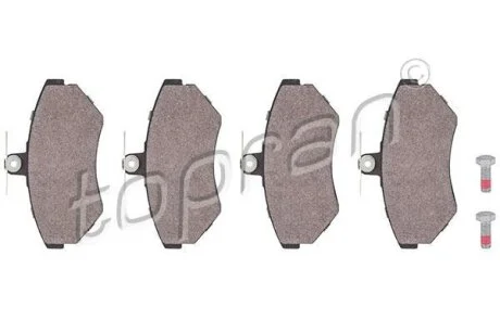 Гальмівні колодки, дискові TOPRAN / HANS PRIES 107 235