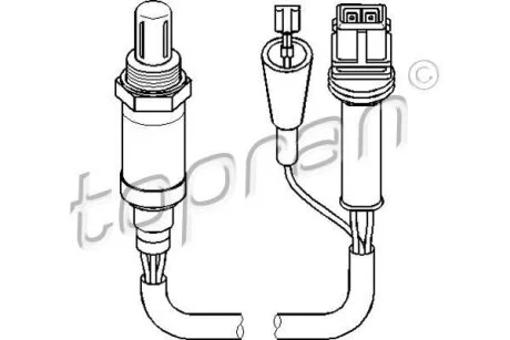 Лямбда-зонд TOPRAN / HANS PRIES 107 542