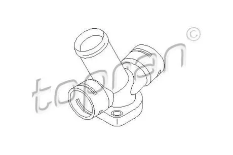 Корпус датчиків двигуна VW LT 28-35 II, LT 28-46 II, TRANSPORTER IV 2.4D/2.5/2.5D 07.90-07.06 Країна виробник Німеччина TOPRAN / HANS PRIES 107 613