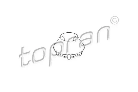 Подушка зад амортизатора НИЖНЯ TOPRAN / HANS PRIES 107 663