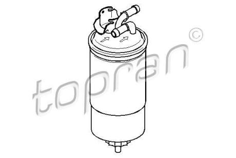 Фильтр топливный VAG 1.9-2.8 SDI/TDI 96-10 TOPRAN / HANS PRIES 107 725