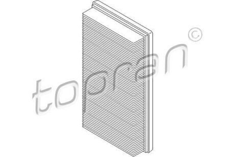 Воздушный фильтр TOPRAN / HANS PRIES 107 756