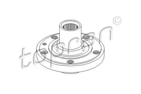Ступица колеса TOPRAN / HANS PRIES 107 952