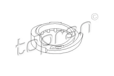 Підкладка пружини підвіски TOPRAN / HANS PRIES 108 031