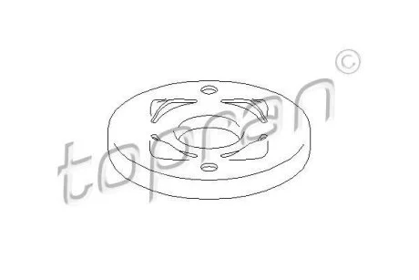 Тарелка пружины TOPRAN / HANS PRIES 108 083