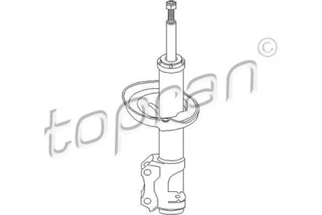 Амортизатор передній TOPRAN / HANS PRIES 108 364