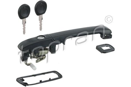Ручка VW Passat B4 (93-95) зовнішня передня права R (без Ц.З) (TOPRAN) TOPRAN / HANS PRIES 108 481