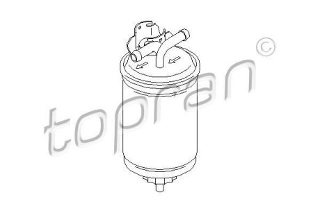 Фильтр топлив. VW Caddy 2 1.9TD/TDi TOPRAN / HANS PRIES 108 503