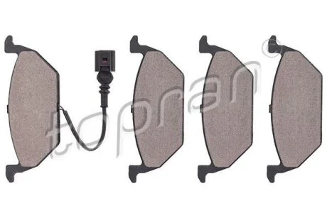 Гальмівні колодки, дискові TOPRAN / HANS PRIES 108 504