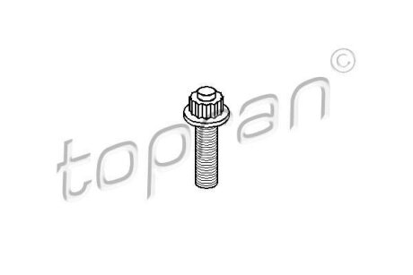 Болт шкива коленвала VW T3/Caddy/Passat 1.6TD/1.9TDI 81-03 (M14x1.5) (для шестерні HP100 295) Країна виробник Німеччина TOPRAN / HANS PRIES 108 642