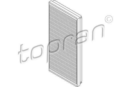 Фільтр салону TOPRAN / HANS PRIES 108 652