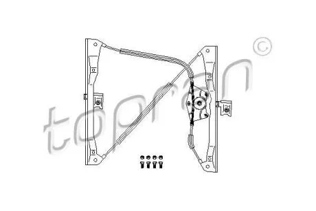 Склопідйомник для вікон TOPRAN / HANS PRIES 108 668