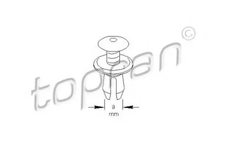 Пакет із монтажними пістонами TOPRAN / HANS PRIES 108 803