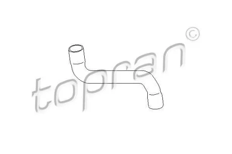 Шланг гумовий сист. охолоджен. TOPRAN / HANS PRIES 109 008