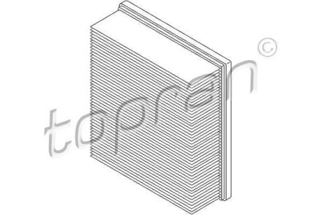 Фільтр повітря AUDI A4 B6, A4 B7, SEAT EXEO, EXEO ST 1.6-3.2 11.00-05.13 Країна виробник Німеччина TOPRAN / HANS PRIES 109 043