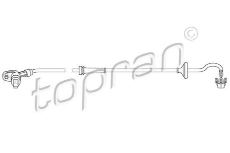 Датчик ABS TOPRAN / HANS PRIES 109 754