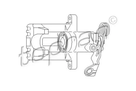 Гальмівний суппорт TOPRAN / HANS PRIES 110 284
