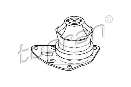 Подушка двигуна TOPRAN / HANS PRIES 110 317