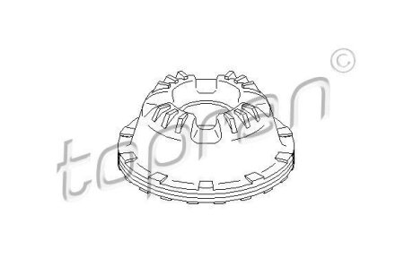 Опора стійки пер. Audi A4 01-> (TOPRAN) TOPRAN / HANS PRIES 110 447