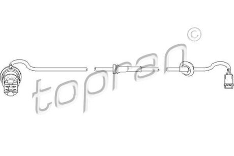 Датчик ABS TOPRAN / HANS PRIES 110 486